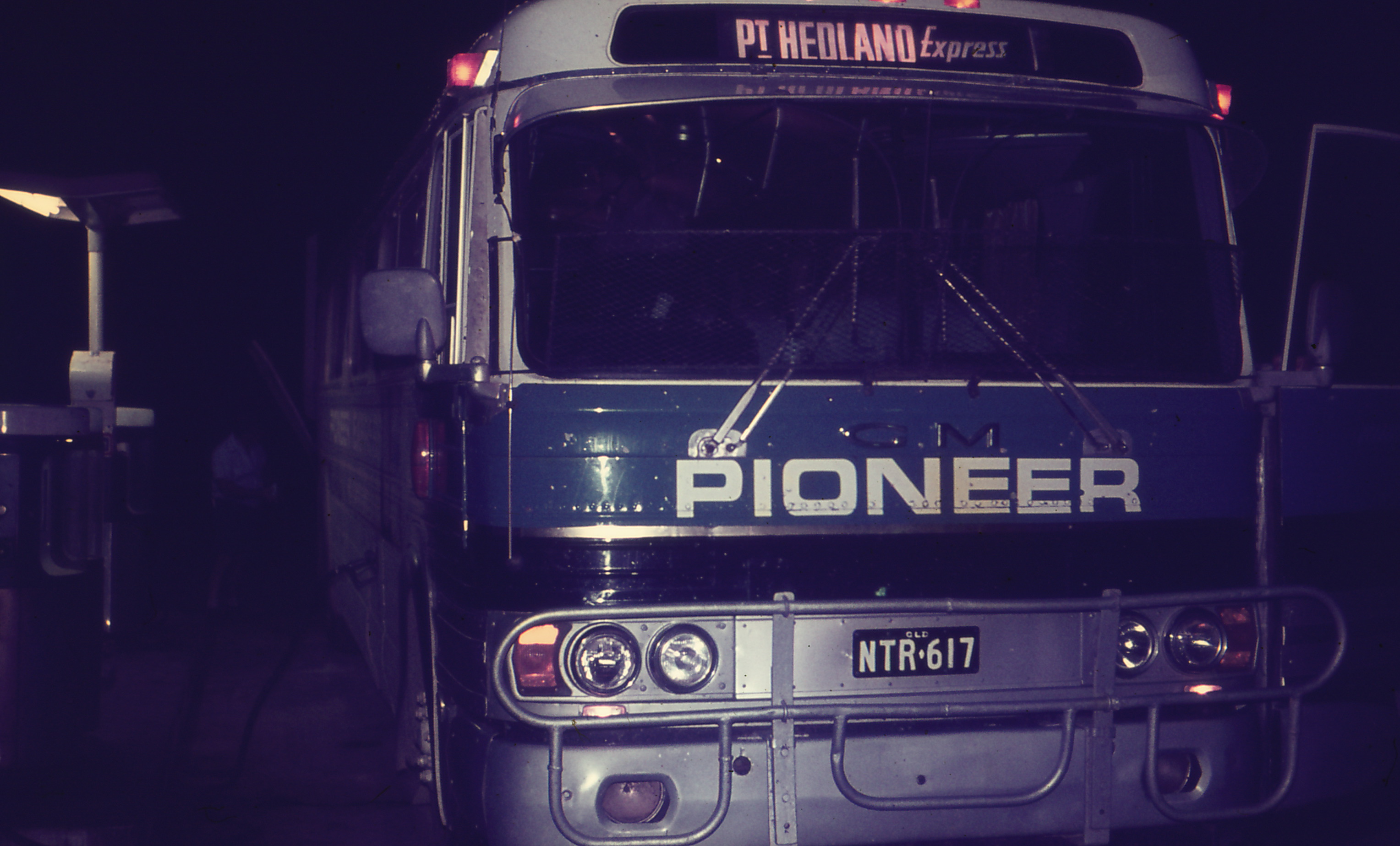 The Pioneer bus refueling