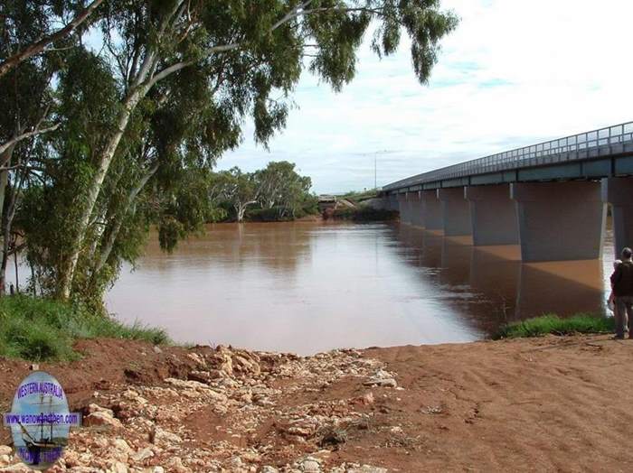 Gascoyne River bridge near Carnarvon