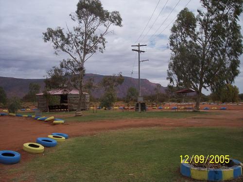 Mt. Augusts from the station campsite