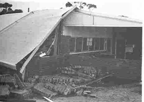 Cadoux recreation centre damage