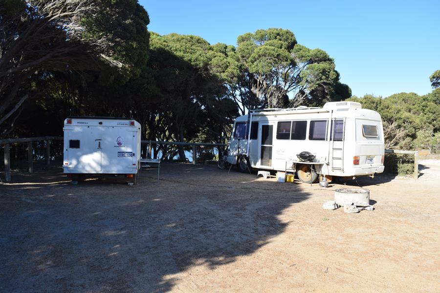 Our campsite at Mason Bay