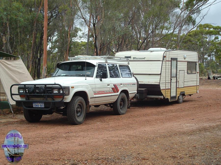 Toyota Landcruiser and caravan