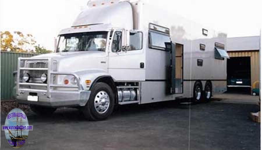 Converted truck motorhome