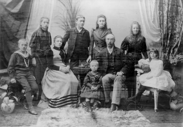 C.Y. O'Connor and family 1891.