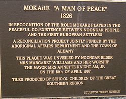 Mokare plaque