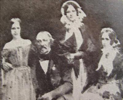 John and Matilda with two of their daughters