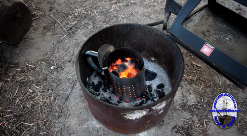 Heat bead chimney