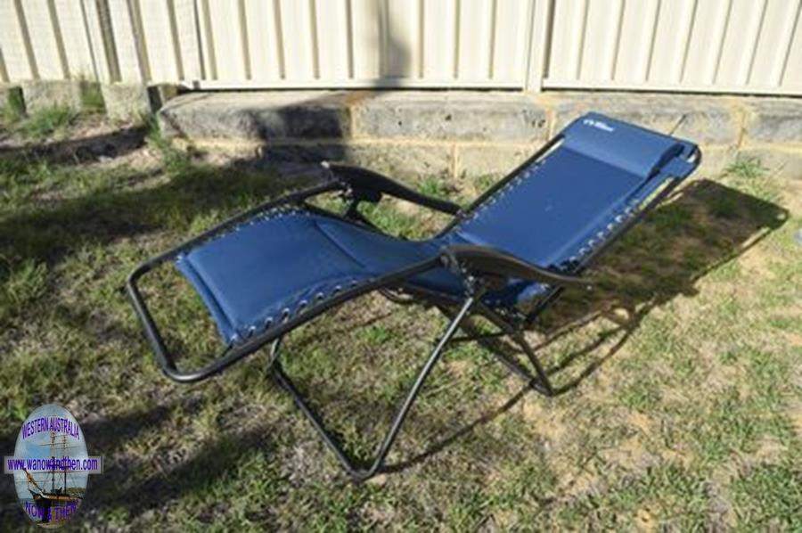 Outdoor Equipped camping recliner chair