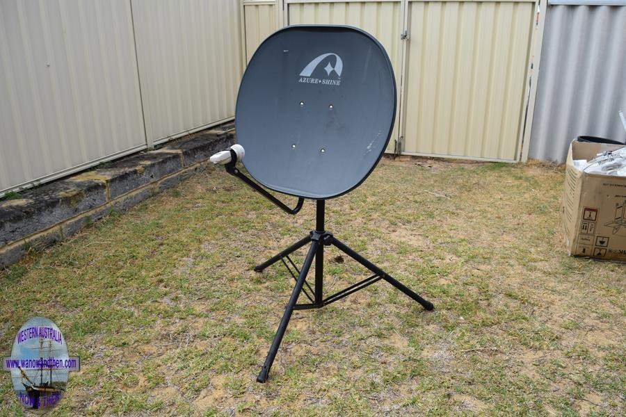 Satellite dish and stand