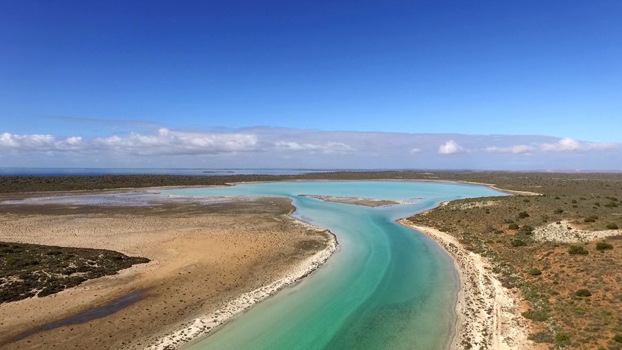 Tidal lagoon at Tamala