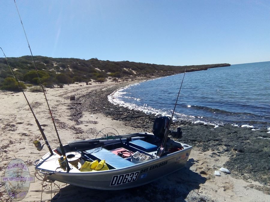 Dinghy rigged up