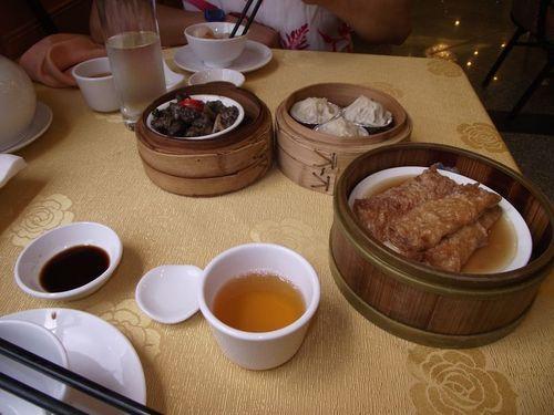 Up-market food - Dim sum at the Fortuna Hotel