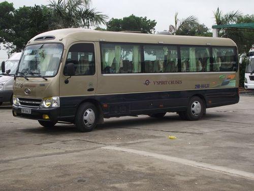 Tour buses are air-conditioned and comfortable