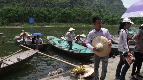 Sampan ride on the Perfume River