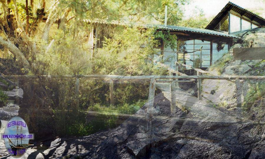 Wallace Greenham house at Whistlepipe - now and then