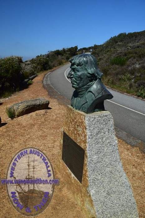 Baudin sculpture - King George Sound