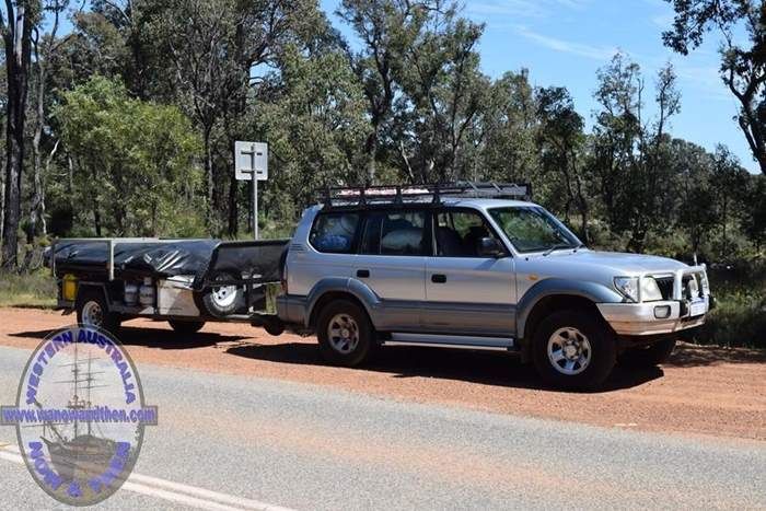 Camper trailer on the 4x4