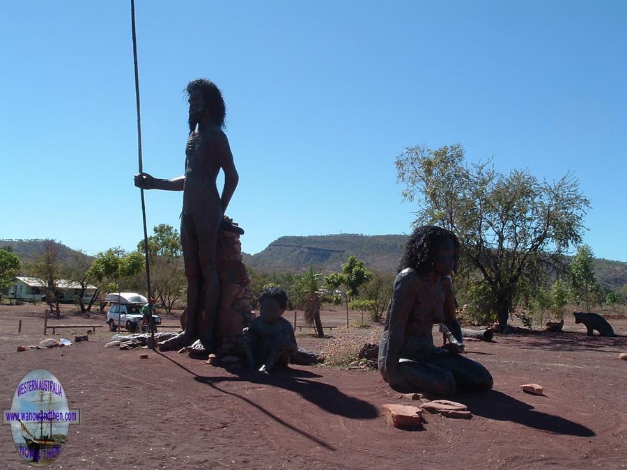 Aboriginal statues