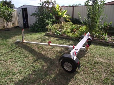 Mangrove Jack folding boat trailer