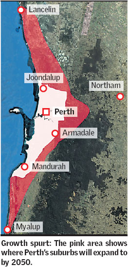 Urban Sprawl by 2050